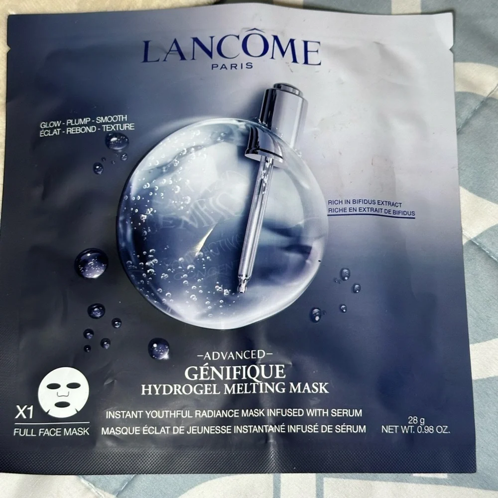 Spa Day Bundle • Estee Lauder • Lancôme • Hydrogel Eye Masks -  Cosmetic Bag